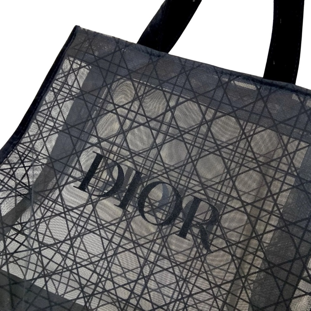 Christian Dior Tote Bag Beauty Makeup Limited VIP Gift Black Velvet Mesh